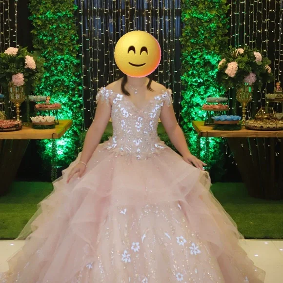 Mori Lee Blush pink quinceañera Dress ! - Picture 5 of 6